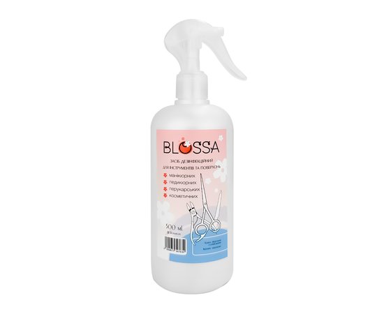 Изображение  Disinfectant for instruments and surfaces Blossa with trigger, 500 ml