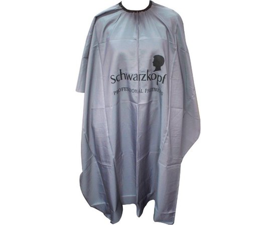 Изображение  Hairdresser's dressing gown PNU-01 Schwarzkopf 160x140 cm, gray