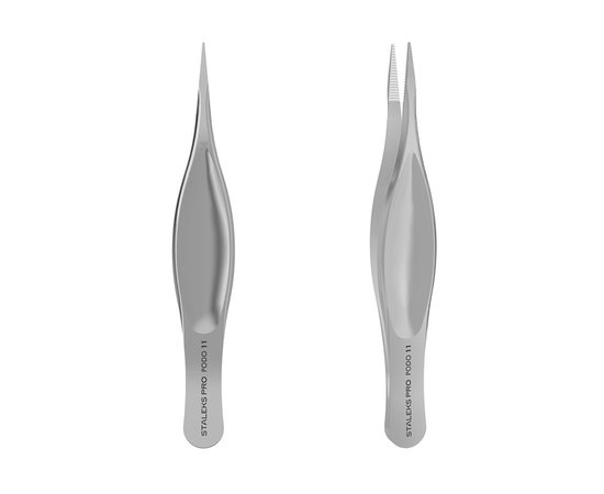 Изображение  Podiatric splinter tweezers Staleks Pro PODO 11 (PTP-11)