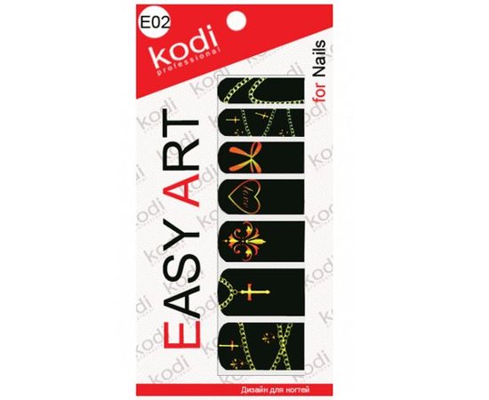 Изображение  Kodi Easy Art E02 Nail Design Stickers