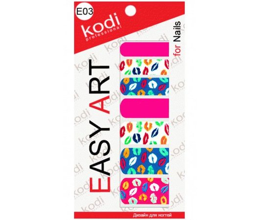 Изображение  Kodi Easy Art E03 Nail Design Stickers