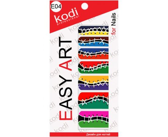 Изображение  Kodi Easy Art E04 Nail Design Stickers