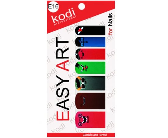 Изображение  Kodi Easy Art E16 Nail Design Stickers