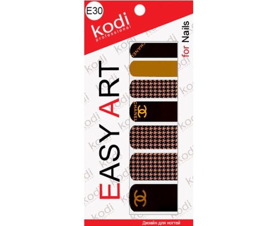 Изображение  Kodi Easy Art E30 Nail Design Stickers