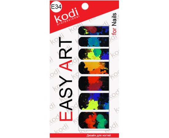 Изображение  Kodi Easy Art E34 Nail Design Stickers