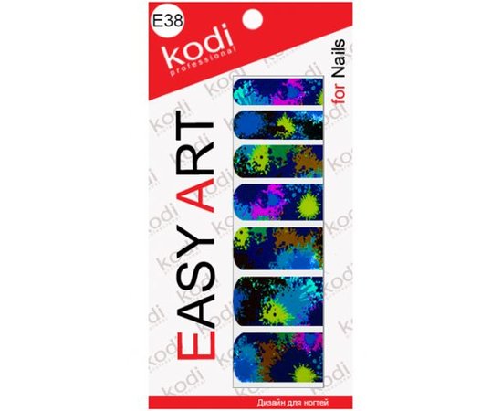 Изображение  Kodi Easy Art E38 Nail Design Stickers