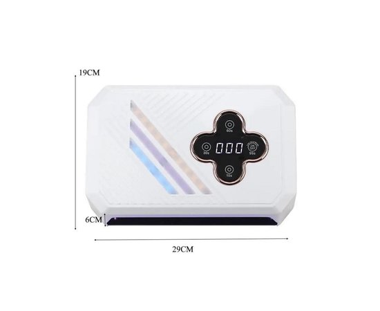 Изображение 5 UV/LED лампа SUN S18 для маникюра и педикюра с LED дисплеем, 268 Вт. Белый