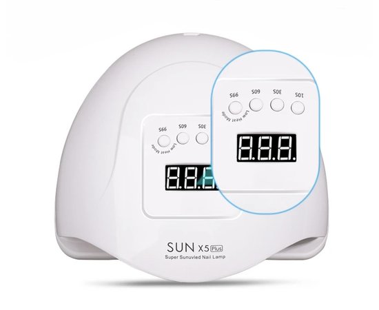 Изображение 9 Универсальная лампа UV/LED Sun X5 PLUS для сушки гель-лака, 150 Вт.