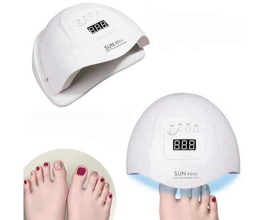 Изображение 2 Универсальная лампа UV/LED Sun X5 PLUS для сушки гель-лака, 150 Вт.