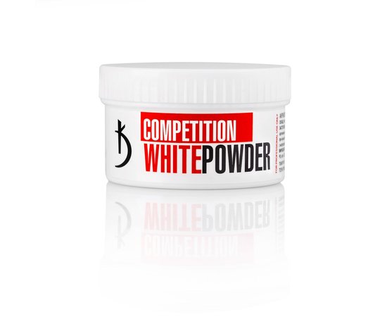 Зображення  Акрилова пудра Kodi Competition White Powder біла, 60 г, Об'єм (мл, г): 60, Колір: White