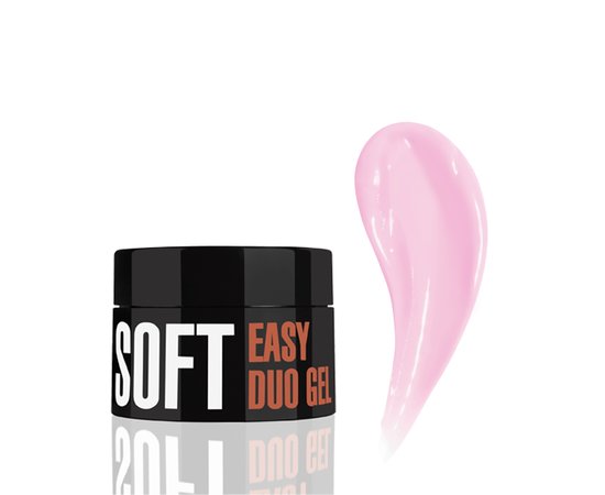 Изображение  Professional acrylic gel system Kodi Easy Duo Gel Soft Pink Dream, 14 g, Volume (ml, g): 14, Color: pink dream