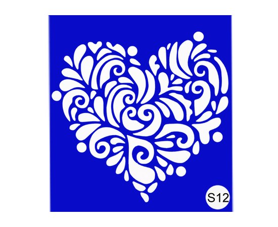 Изображение  Kodi Henna Stencil No. S012