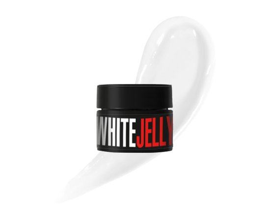 Зображення  Білий гель-желе Kodi White Jelly Gel, 13 г, Об'єм (мл, г): 13, Колір: White