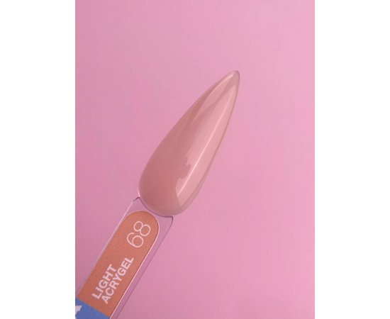 Зображення 2 Рідкий гель моделюючий для нігтів LUNAMoon Light Acrygel №68, 13 мл, Об'єм (мл, г): 13, Варіант: 68, Колір: Персиковий