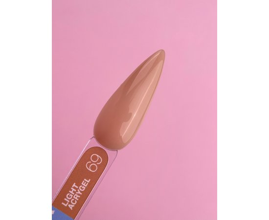 Зображення 2 Рідкий гель моделюючий для нігтів LUNAMoon Light Acrygel №69, 13 мл, Об'єм (мл, г): 13, Варіант: 69, Колір: Коричневий