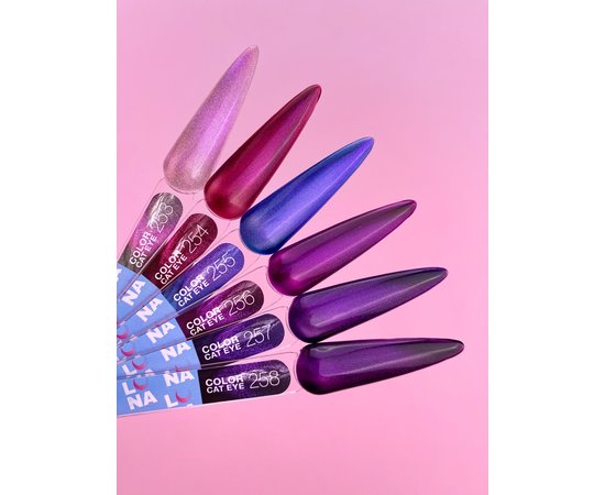 Изображение 4 Гель-лак LUNAMoon Color Cat Eye №256, 13 мл, Объем (мл, г): 13, Вариант: 256