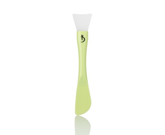 Изображение  Kodi double-sided plastic brush with silicone tip for applying facial masks, green