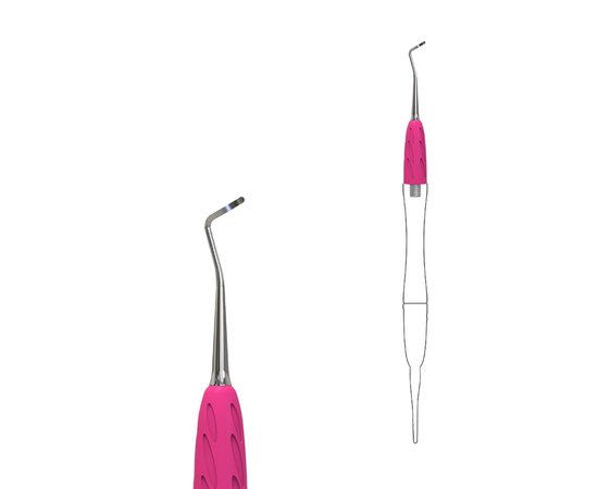 Изображение  Working part of the blade Staleks Pro Combo UNIQ 31 curette (left bend) (WPPQ-31)