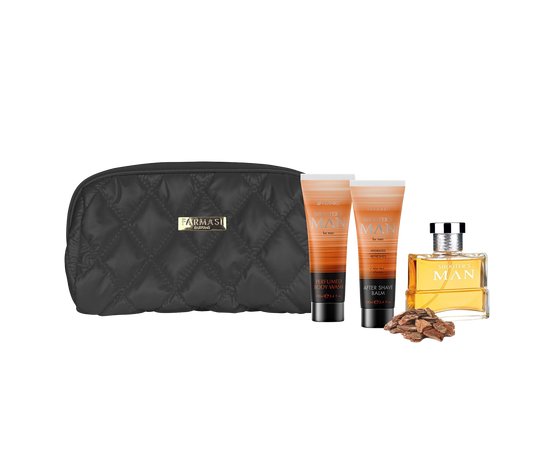 Изображение  Perfumed set for men Farmasi Shooter's Man with toiletry bag