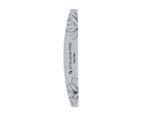 Изображение 2 Nail file mineral Staleks Pro EXPERT 40 half moon 100/180 grit, 25 pcs