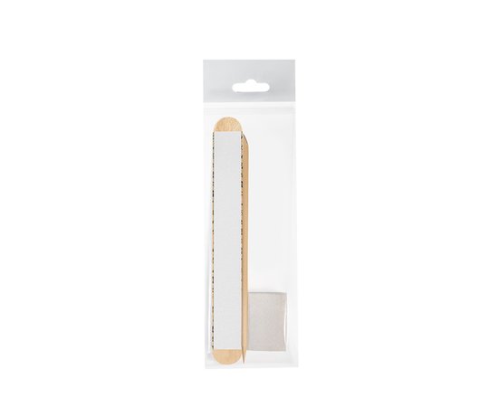 Изображение 2 Disposable manicure set Staleks Pro NFS-30 (orange stick + papmAm Mix on a wooden base + buff)