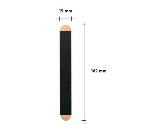Изображение 2 Nail file with wooden base Staleks Pro papmAm Mix 180/240 grit, 3 pcs