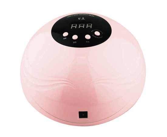 Изображение 5 UV/LED лампа T5 для сушки гель лака и геля LED c дисплеем 72 Вт. Розовый