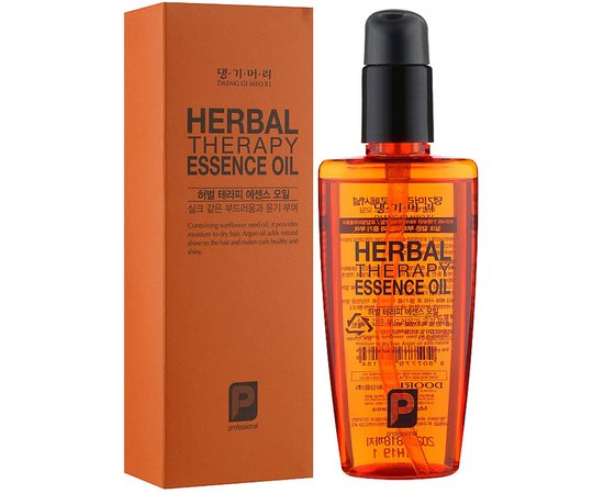 Зображення  Масло для волосся на основі цілющих трав Daeng Gi Meo Ri Professional Herbal therapy essence oil, 140 мл