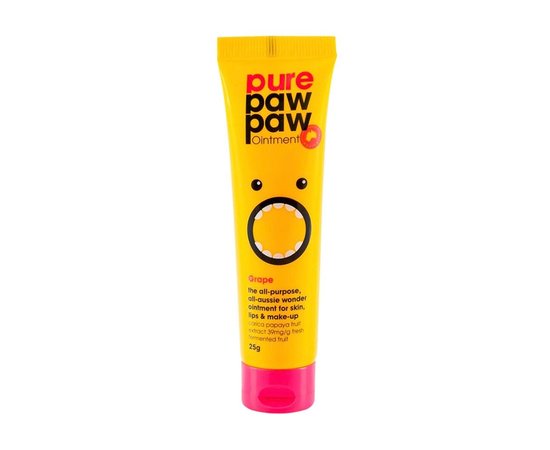 Изображение  Бальзам для губ восстанавливающий Pure Paw Paw Ointment Grape, 25 г, Объем (мл, г): 25, Цвет: Grape