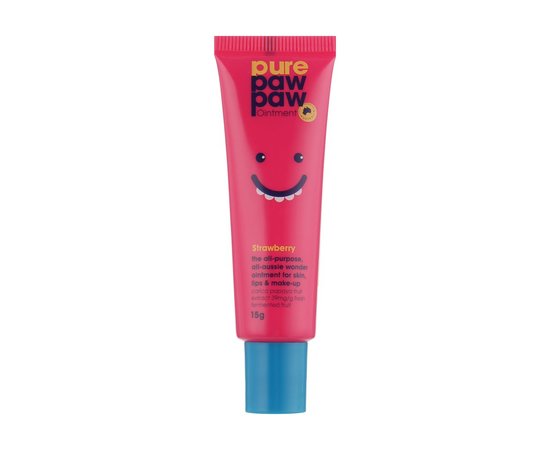 Изображение  Бальзам для губ восстанавливающий Pure Paw Paw Ointment Strawberry, 15 г, Объем (мл, г): 15, Цвет: Strawberry