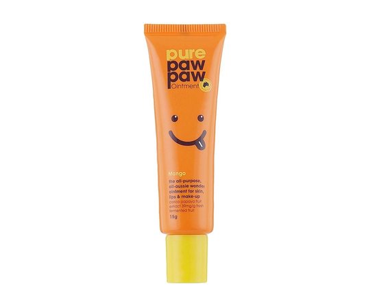 Изображение  Бальзам для губ восстанавливающий Pure Paw Paw Ointment Mango, 15 г, Объем (мл, г): 15, Цвет: Mango