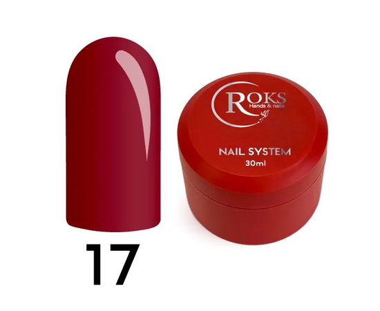 Изображение  Roks Light Acryl Gel №17, 30 ml, Volume (ml, g): 30, Color: 17