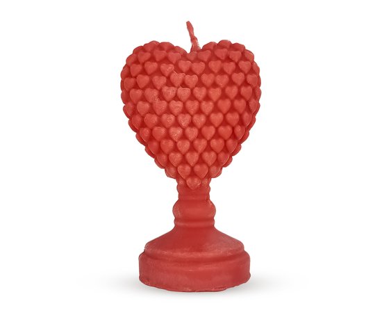 Изображение  Beeswax decorative candle "Heart", 11 cm