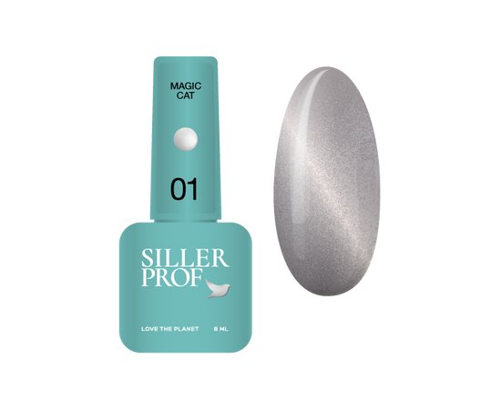 Изображение  Nail gel polish Siller Magic Cat №01, 8 ml, Volume (ml, g): 8, Color: 1