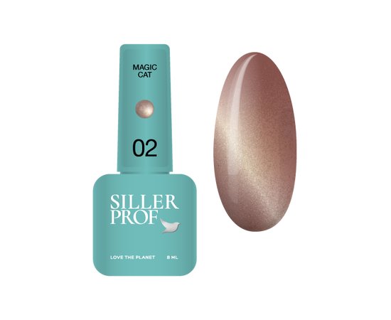 Изображение  Nail gel polish Siller Magic Cat №02, 8 ml, Volume (ml, g): 8, Color: 2