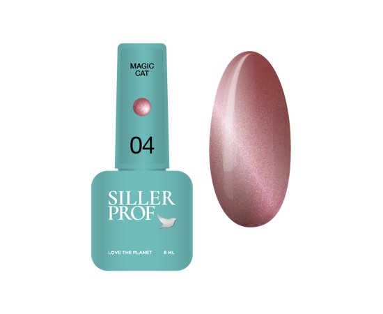 Изображение  Nail gel polish Siller Magic Cat №04, 8 ml, Volume (ml, g): 8, Color: 4