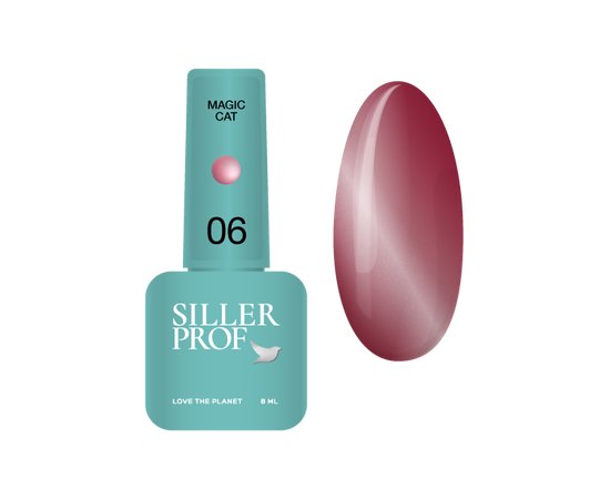 Изображение  Nail gel polish Siller Magic Cat №06, 8 ml, Volume (ml, g): 8, Color: 6