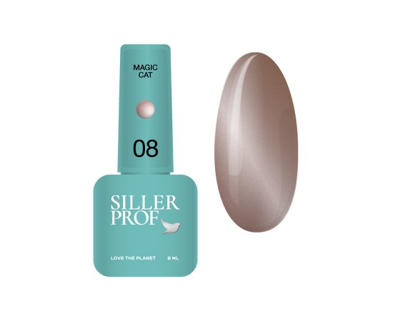 Изображение  Nail gel polish Siller Magic Cat №08, 8 ml, Volume (ml, g): 8, Color: 8