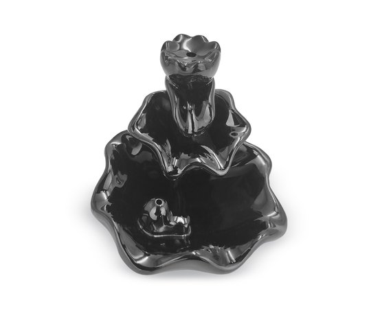 Изображение  Stand for aromatic cones and incense “Fountain 2”, black