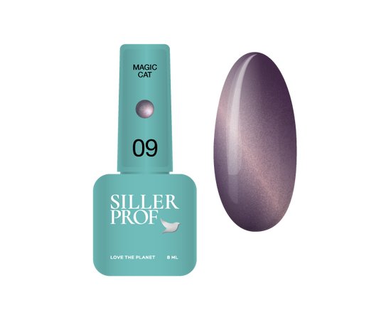 Изображение  Nail gel polish Siller Magic Cat №09, 8 ml, Volume (ml, g): 8, Color: 9