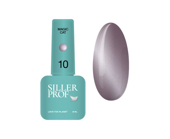 Изображение  Nail gel polish Siller Magic Cat №10, 8 ml, Volume (ml, g): 8, Color: 10