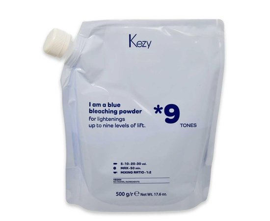 Изображение  Blue bleaching powder up to 9 tons Kezy Blue Bleaching Powder, 500 ml