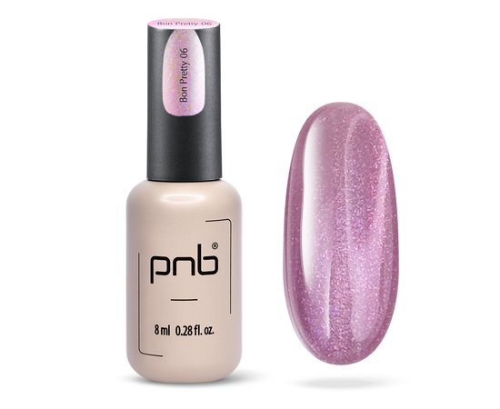 Изображение  Nail Gel Polish PNB Magnetic Gel Polish Glamour Cat 06 Bon Pretty, 8 ml, Volume (ml, g): 8, Color: 6