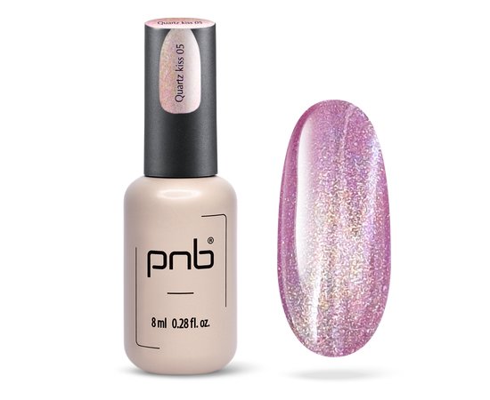 Изображение  Nail Gel Polish PNB Magnetic Gel Polish Glamour Cat 05 Quartz Kiss, 8 ml, Volume (ml, g): 8, Color: 5