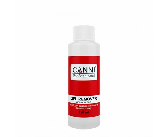Изображение  Liquid for removing gel polish, Gel remover CANNI, 120 ml, Volume (ml, g): 120