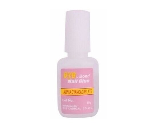 Изображение  Glue for nails and tips TG-01 with a brush 10g - transparent