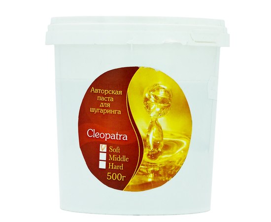Изображение  Сахарная паста для шугаринга Cleopatra мягкая, 500 г
