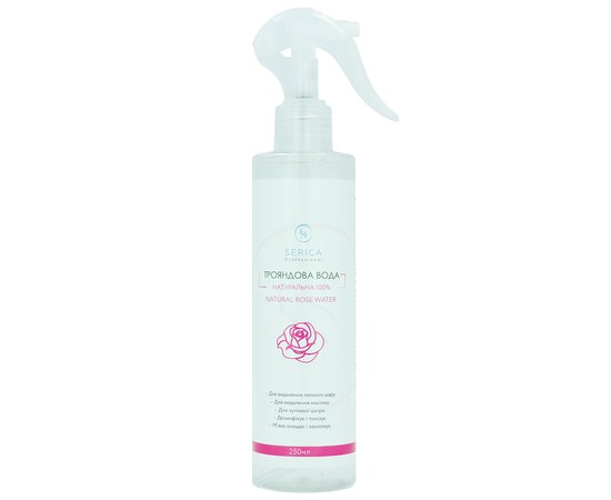 Изображение  Tonic before and after depilation Rose water Serica 250 ml
