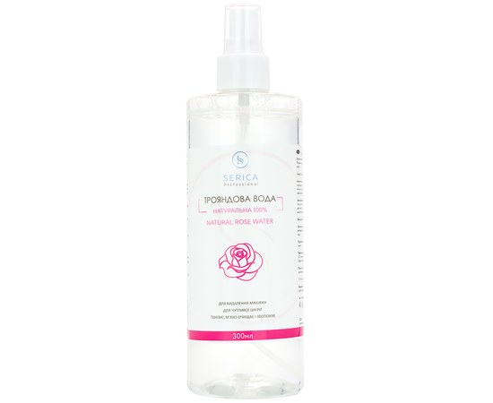 Изображение  Tonic before and after depilation Rose water Serica 300 ml
