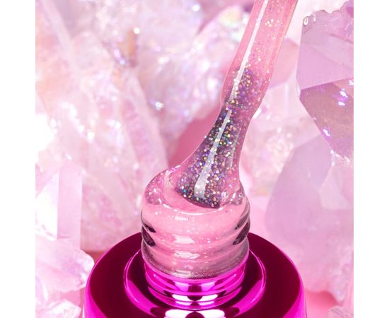 Изображение 2 Pinx Cover Base Cristal Magic 003, 8 ml, shimmer camouflage base, Volume (ml, g): 8, Options: 3